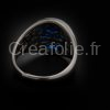 Magnifique bague en argent et décoration fait main