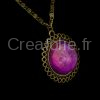 Magnifique pendentif en laiton antique et une décoration unique fait main