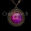 Magnifique pendentif en laiton antique et une décoration unique fait main
